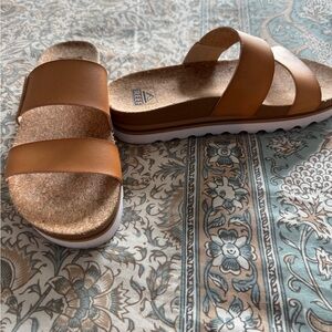Reef Women's Tan Double Strap Sandals
